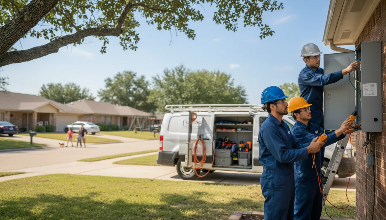 Certified electrician providing emergency electrical services in Danville, AR